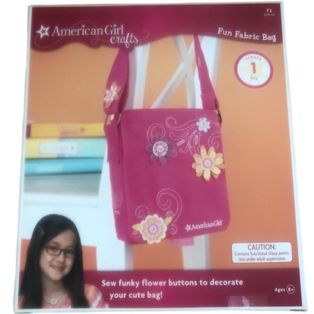 New in Box American Girl Crafts Fun Fabric Bag Kit